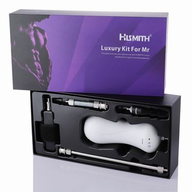 Набор адаптеров &ldquo;для него&rdquo; для секс-машин Hismith KlicLok System Set for Him, мастурбатор в комплект SO6198 фото