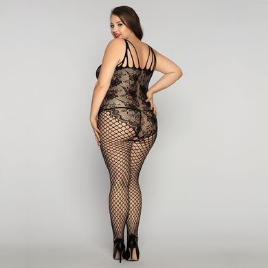Бодистокинг на все тело с сеткой и кружевом Size Plus SO4993 фото