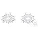 Пэстис из кристаллов Petits Joujoux Gloria set of 2 - Silver, украшение на грудь SO3134 фото 1