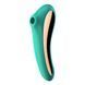Вакуумний стимулятор із вібрацією Satisfyer Dual Kiss Green SO6116 фото 1