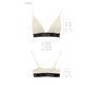 Еластичний топ з мереживом Passion PS001 TOP ecru, size L SO4179 фото 5