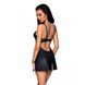 Бебі-дол з еко-шкіри та мережива Loona Chemise black XXL/XXXL - Passion SO5360 фото 2