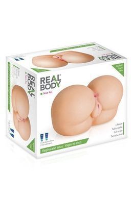 Мастурбатор попа Real Body - Nice Ass, два входа: вагина и попка SO2214 фото
