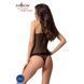 Комплект белья MELISSA SET black L/XL - Passion: лиф-сорочка со шнуровкой и трусики EL15904 фото 2