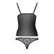 Комплект белья MELISSA SET black L/XL - Passion: лиф-сорочка со шнуровкой и трусики EL15904 фото 6
