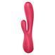 Смарт-вибратор кролик Satisfyer Mono Flex Red, 2 мотора, управление через интернет SO3900 фото 1