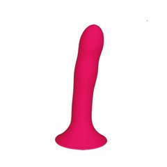 Дилдо с присоской Adrien Lastic Hitsens 4 Pink, отлично для страпона, диаметр 3.7см, длина 17,8см AD24041 фото