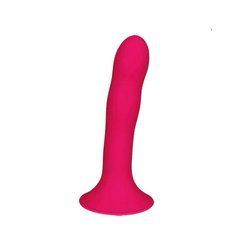 Дилдо з присоскою Adrien Lastic Hitsens 4 Pink, відмінно для страпона, діаметр 3,7 см, довжина 17,8 AD24041 фото