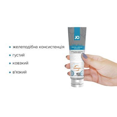 Густой лубрикант на водной основе System JO H2O JELLY - ORIGINAL (120 мл), без парабенов и гликоля SO1453 фото