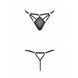Стринги из стреп MEGGY THONG black S/M - Passion Exclusive PS27711 фото 5